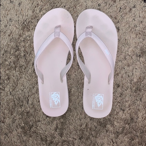 Vans Shoes - Light pink Vans flip flops